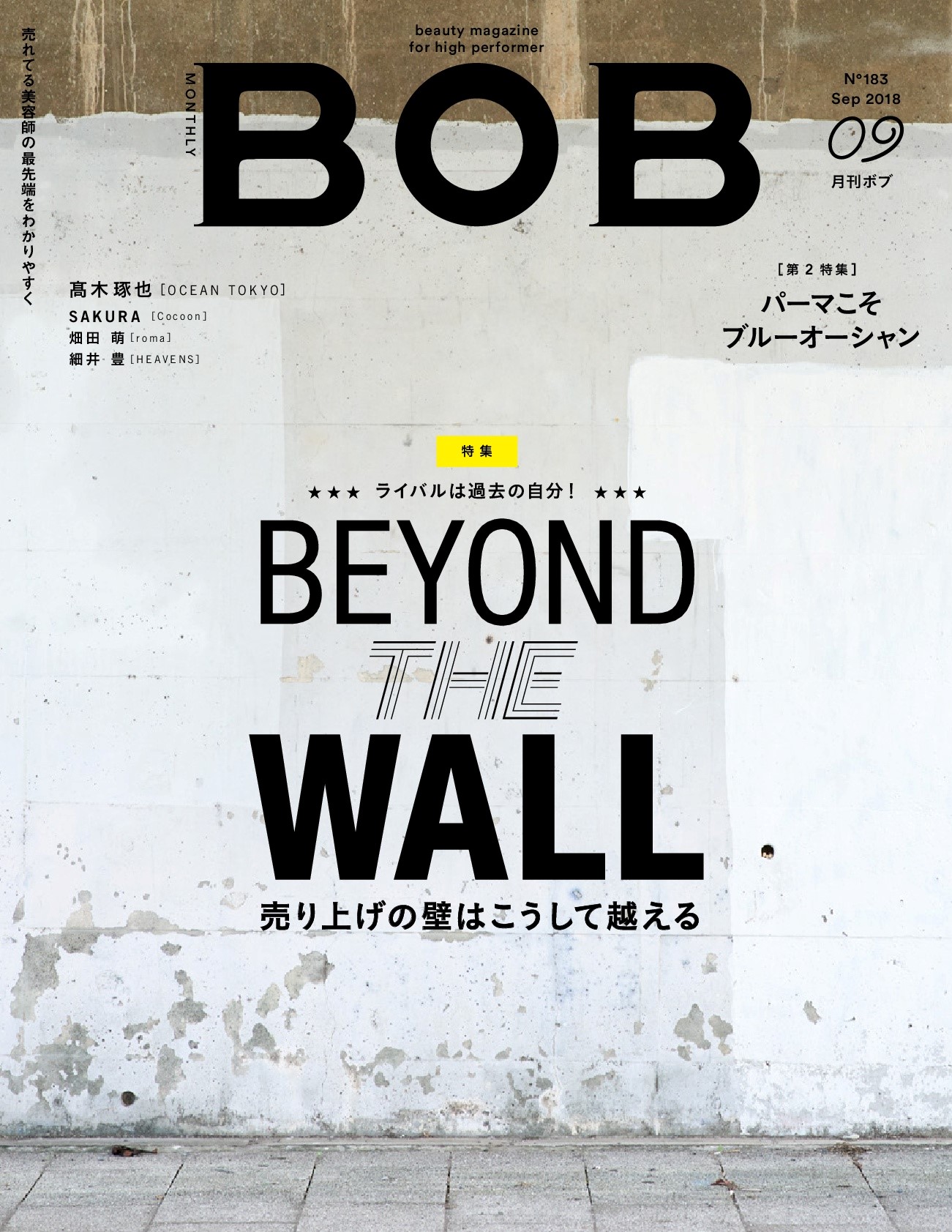 月刊BOB 2018年9月号<br>売り上げの壁はこうして越える